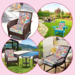 JMGBird Outdoor Chair Cushion, Patio Chair Cushion 19"x19" Outdoor Oushions for Patio Furniture