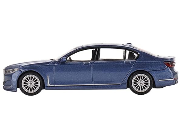 Alpina B7 xDrive Alpina Blue Metallic with Sunroof Limited Edition to 2040 Pieces Worldwide 1/64 Diecast Model Car by True Scale Miniatures MGT00471