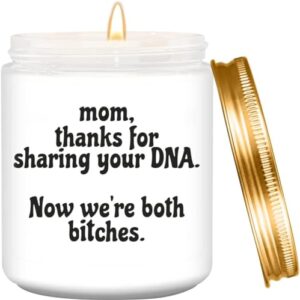 Funny Gifts for Mom Birthday Gifts,Mom Gifts from Daughter Son,Unique Mothers Day Thanksgiving Christmas Gifts,Lavender Scented Candles Gifts for Women