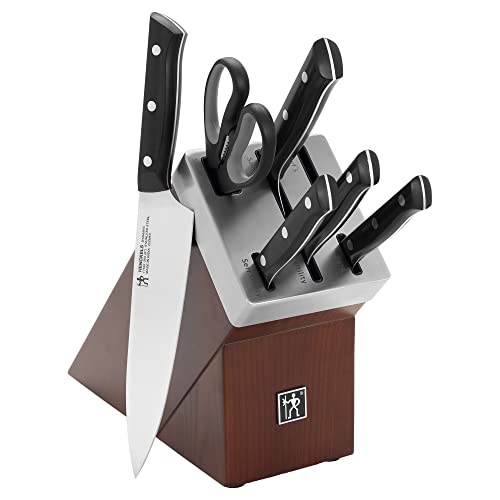 HENCKELS Dynamic Knife Block Set, 7-pc, Brown