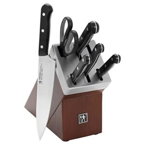 henckels solution knife block set, 7-pc, brown