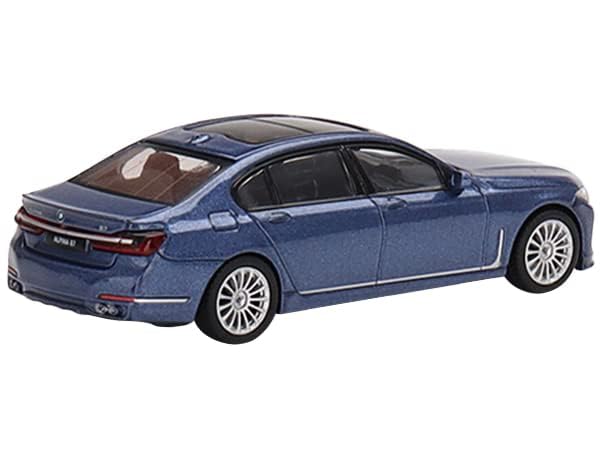 Alpina B7 xDrive Alpina Blue Metallic with Sunroof Limited Edition to 2040 Pieces Worldwide 1/64 Diecast Model Car by True Scale Miniatures MGT00471