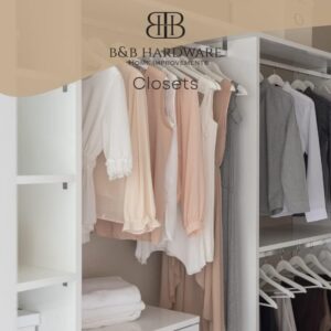 B&B HARDWARE Cabinet Shelves - Melamine 3/4'' Thick - Custom Organize Space with Stylish Cabinet Melamine Shelves - Perfect Solution for Home & Office - Cut to Size (16" Depth x 26 Inches Length)