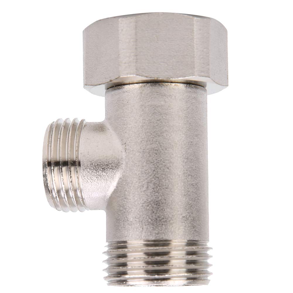 7/8 Brass T Adapter Shower Head Three Connector Valve for Toilet Shower Head Diverter Valve 7/8 Brass T Adapter,T Valve Connector 7/8 7/8 3/8 Bidet,T Connector for Toilet,