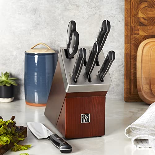 HENCKELS Dynamic Knife Block Set, 7-pc, Brown