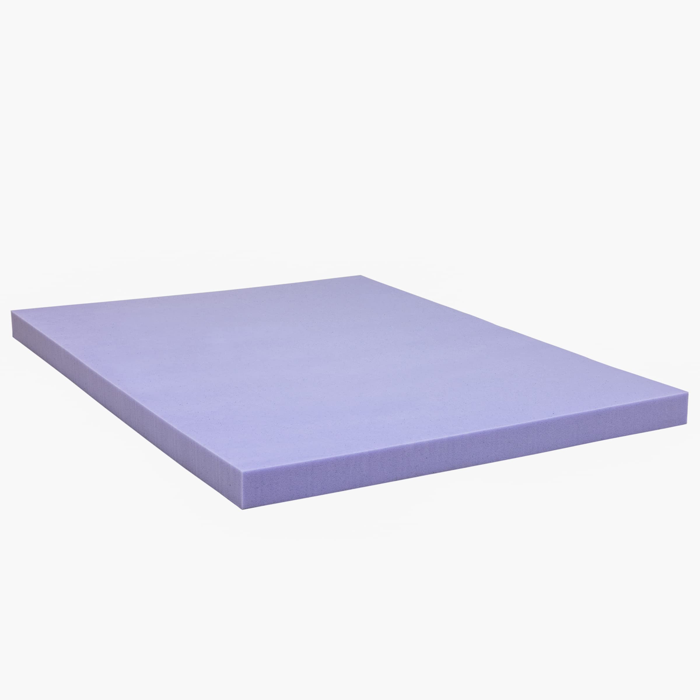 BEAUTYREST, Lavender Colored, Aloe Gel Bead, Pressure Relieving Memory Foam Mattress Topper, 4 inch, California King