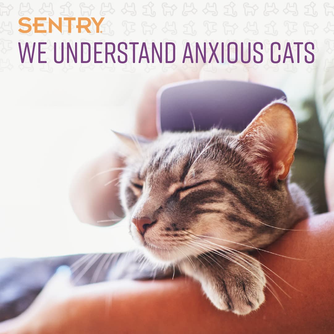 Sentry Calming Chews for Cats, Calming Aid Helps to Manage Stress & Anxiety, With Pheromones That May Help Curb Destructive Behavior & Separation Anxiety, Calming Health Supplement for Cats, 4 oz.