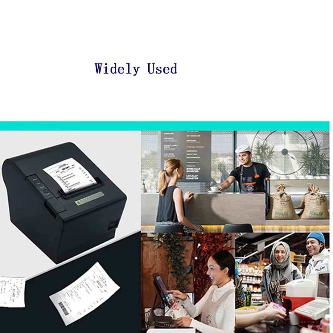 pos kithcen printer,Bluetooth Ethernet/LAN 80mm Restaurant Auto cutter wireless android thermal receipt bill ticket printer,NOT for ios/ipad/MAC/Doordash/Square/Uber(Bluetooth+LAN/Ethernet+USB)