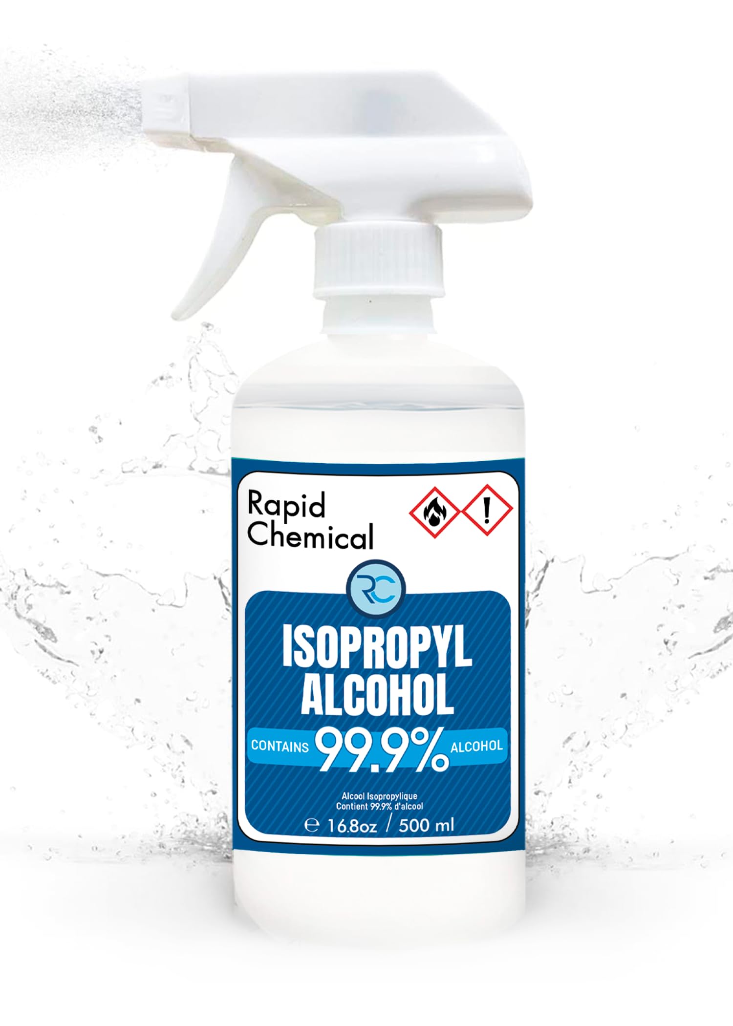 99% Isopropyl Alcohol Spray - USP Grade - Rubbing Alcohol Spray - Rubbing Alcohol Spray Bottle 99% (17 Fl Oz)