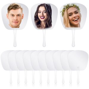 10 pcs big head cutout custom wedding fan props face cutout face on a stick photo party decoration for wedding, graduation, birthday party thermal sublimation