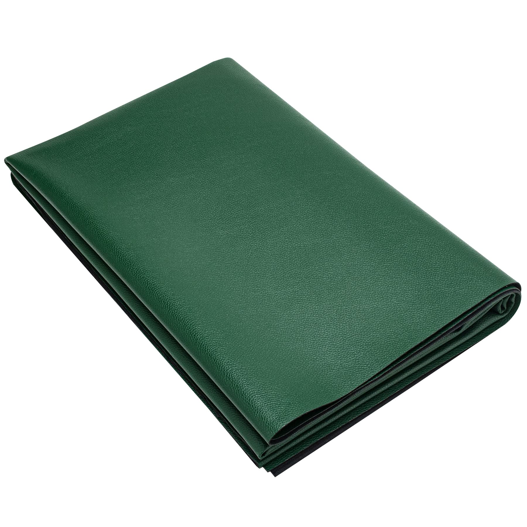 Soft PU Leather Large Faux Leather 36" x 54", 0.8 mm Thickness Faux Leather Fabric by The Yard Leather Material for Upholstery Couch Sofa Bags Chairs Car Seats DIY Crafts (Green)