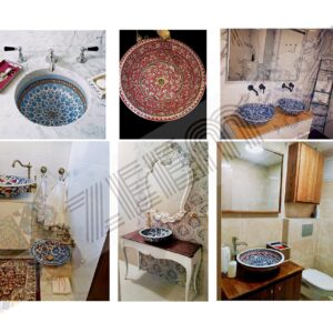 Bathroom Vessel Butterfly Sink, Ceramic Countertop Basin, Sink Bowl, Bath Vanity Sink, Bathroom Remodeling, Lavatory, Kitchen Washbasin