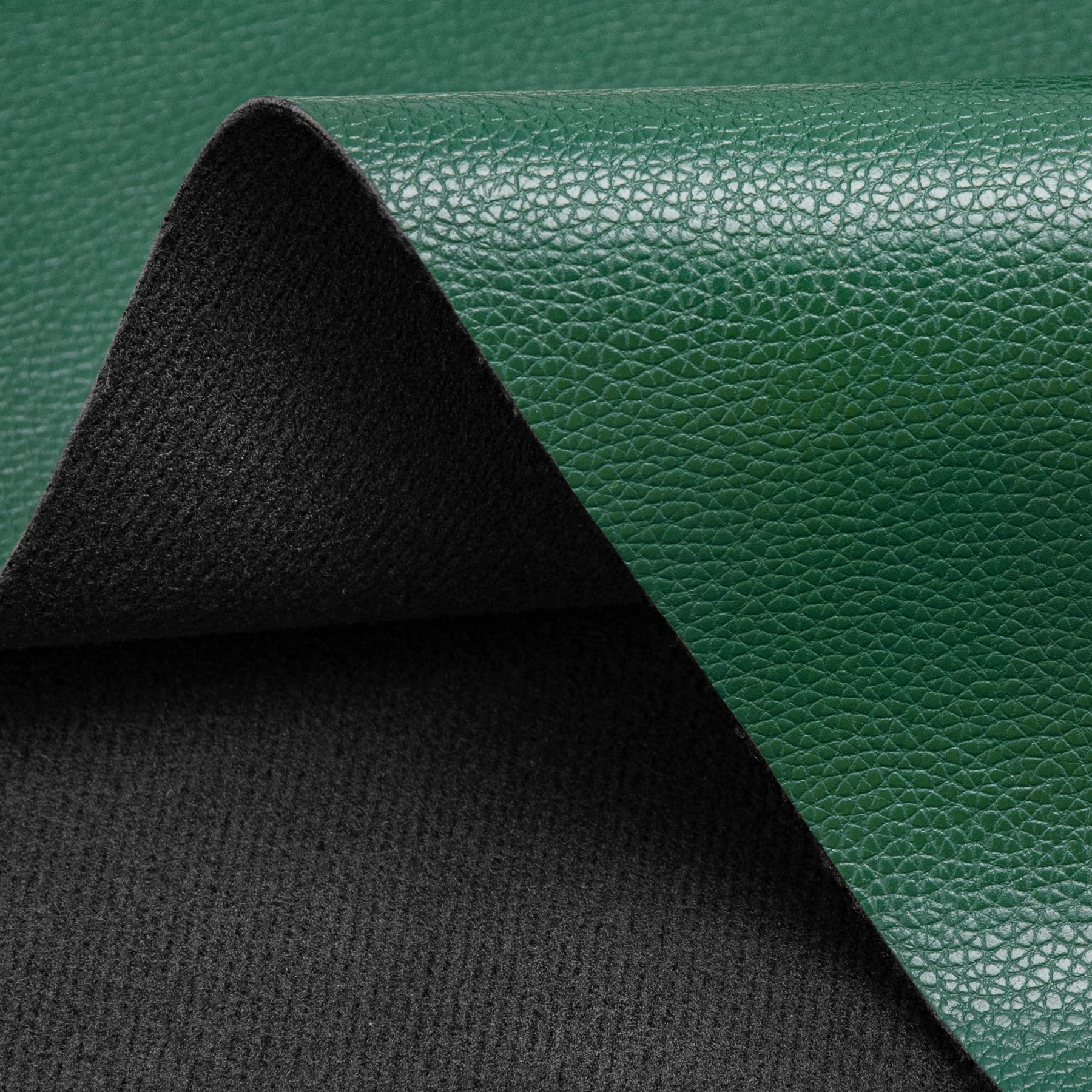 Soft PU Leather Large Faux Leather 36" x 54", 0.8 mm Thickness Faux Leather Fabric by The Yard Leather Material for Upholstery Couch Sofa Bags Chairs Car Seats DIY Crafts (Green)