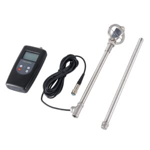 FM-100V5 Portable Velocity Flow Meter Flowmeter Water Velocity Meter Speed Range 0.01~5.00 m/s Temperature Range -10℃~50℃