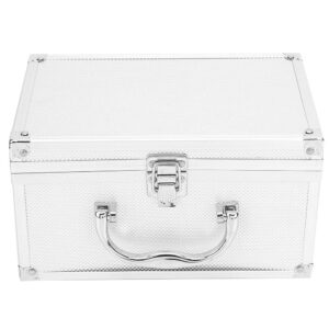 deosdum aluminum tool box, portable display case tool case aluminum hard case equipment tool box instrumentation box 230x150x125mm