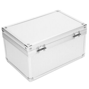 Deosdum Aluminum Tool Box, Portable Display Case Tool Case Aluminum Hard Case Equipment Tool Box Instrumentation Box 230x150x125mm