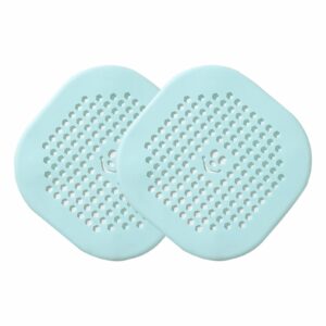 shower drain hair catcher, hair drain catcher with suction cups tub drain hair catcher hair stopper for shower drain bathtub hair drain catcher for bathroom bathtub kitchen sinks (green)