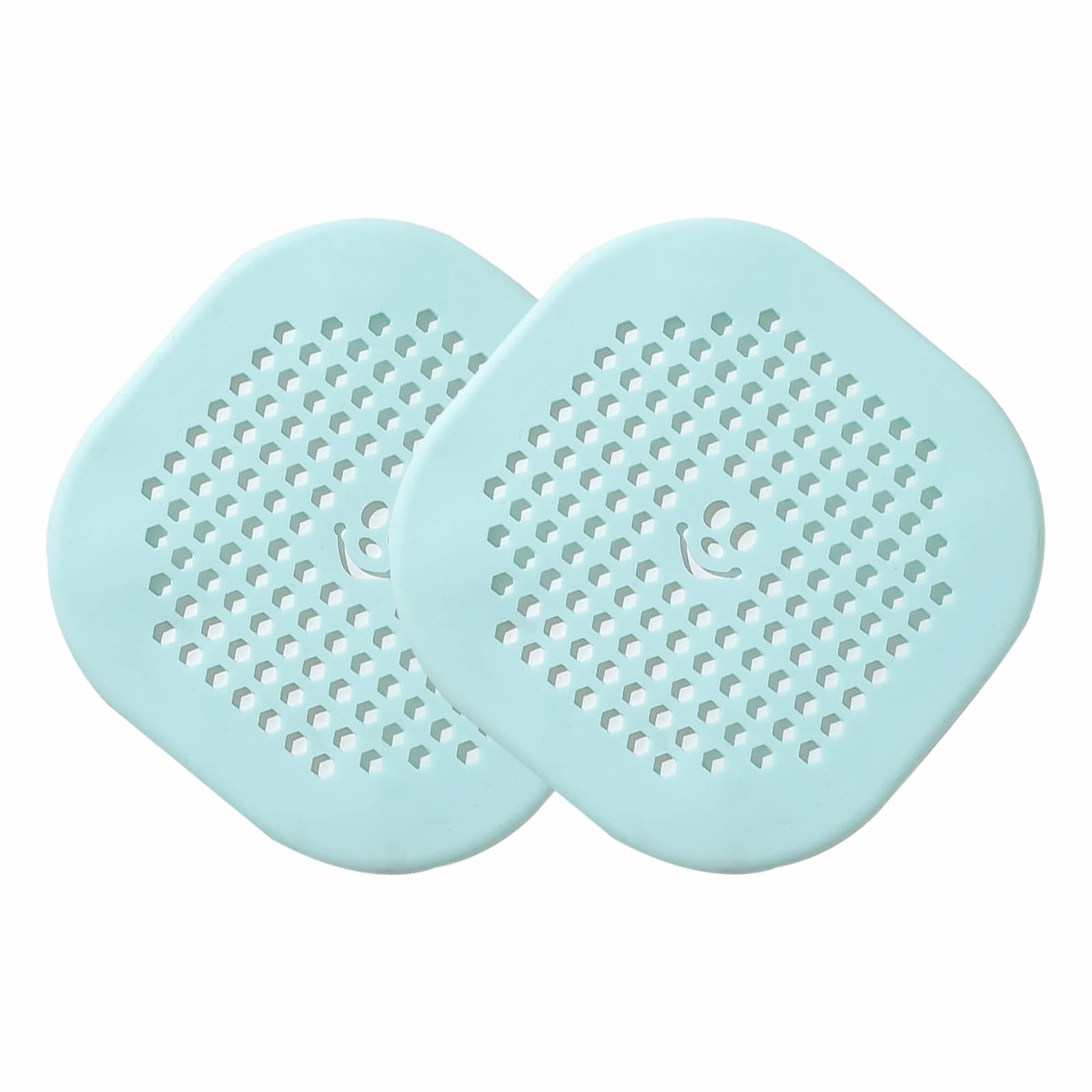 Shower Drain Hair Catcher, Hair Drain Catcher with Suction Cups Tub Drain Hair Catcher Hair Stopper for Shower Drain Bathtub Hair Drain Catcher for Bathroom Bathtub Kitchen Sinks (Green)