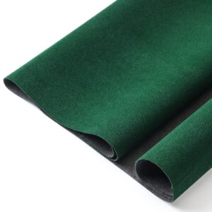 Removable Velvet Fabric Self Adhesive Felt Fabric Liner Green Velvet Drawer Liner for Jewelry Drawer Craft Felt Fabric Sheet Art & Craft Making 14.2" x 98"