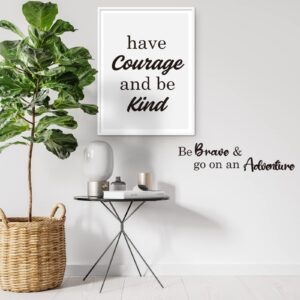 Inspirational Wall Decals Quotes, Motivational Affirmation Wall Stickers, Vinyl Wall Quotes Stickers, Peel & Stick Positive Sayings for Bedroom/Living Room/Bathroom/Office Wall Décor