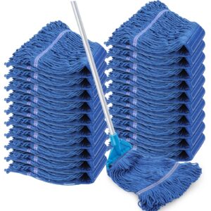 seewey 20 pieces commercial mop head bulk replacement floor cleaning wet mop heads wet mop head refills heavy duty commercial mop for home industrial commercial cleaning