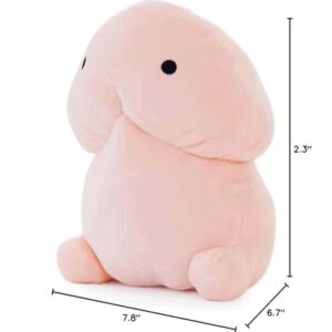 TBATQUIL Funny Plush Pillow Toys 3D Cartoon Fashion Stuffed Novelty Pillow Funny Festival Gift(20cm)