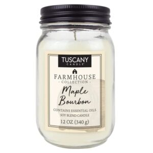 tuscany candle™ farmhouse collection 12 oz (maple bourbon)