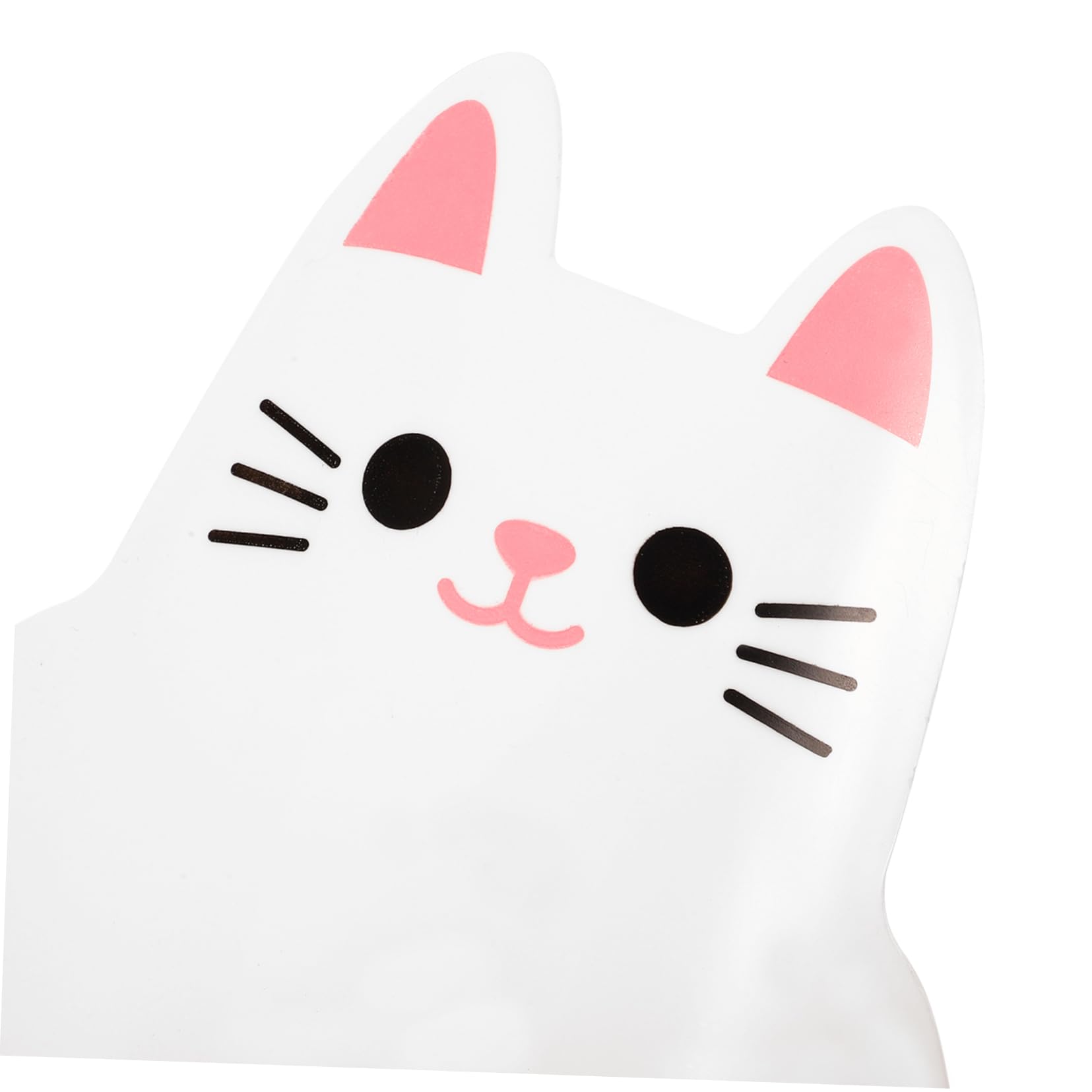 ULTECHNOVO cat Shaped Trash can Desktop Garbage can Desktop cat Decoration Desk Pencil Holder Mini Table Garbage bin Desk Trash can Mini Trash bin Towel Rack Office White Cartoon pp