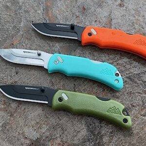 OUTDOOR EDGE Razor Mini Folding Pocket Knife | Compact 2.2" EDC Knife with RazorSafe Replaceable Blades | Perfect Small Everyday Carry | Includes 2 Replaceable Drop Point Blades | Great Gift for Women