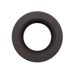 Westbrass A2105-12 3-1/2" EZ-Mount Brass Kitchen Sink Waste Disposal Drain Flange and Stopper, Oil Rubbed Bronze