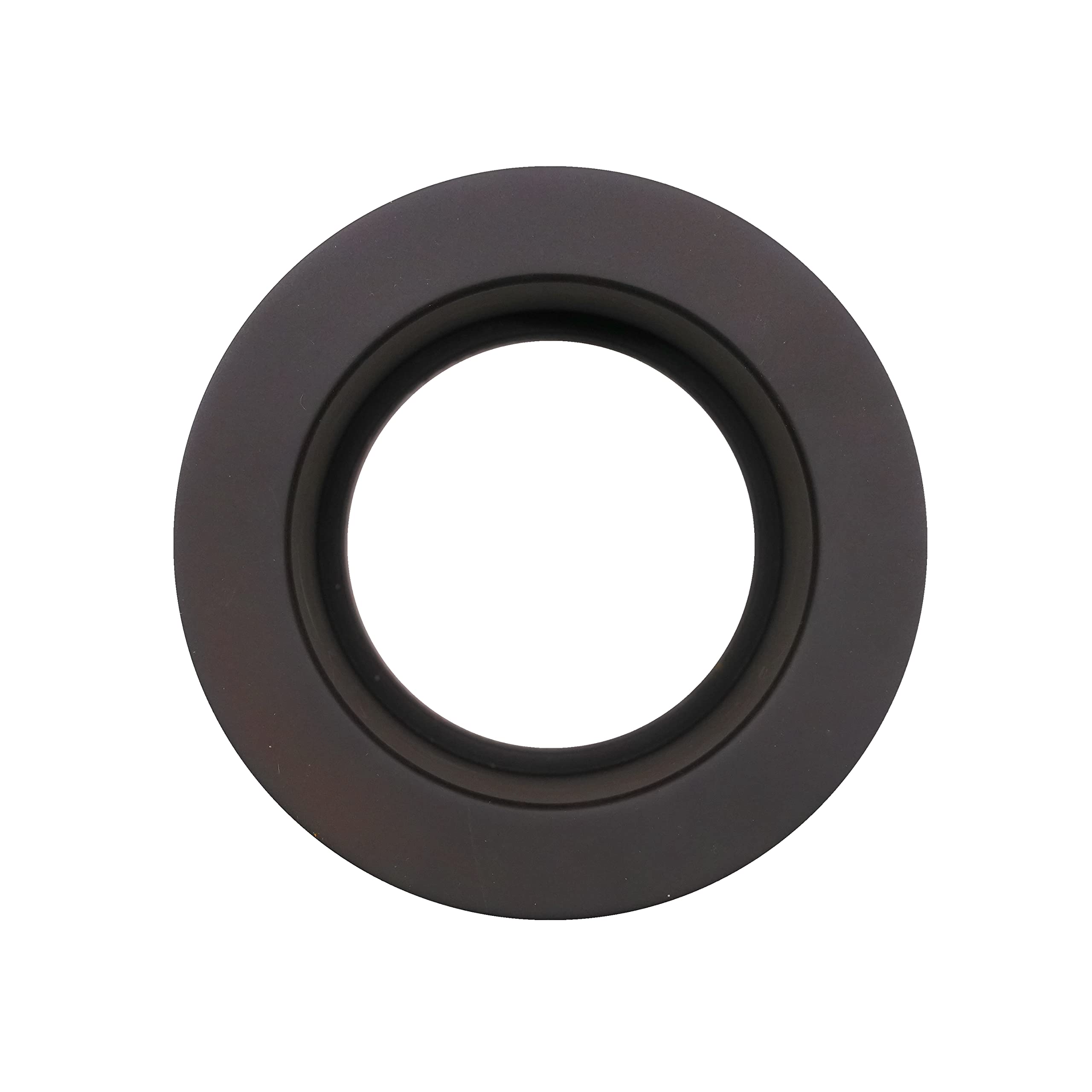 Westbrass A2105-12 3-1/2" EZ-Mount Brass Kitchen Sink Waste Disposal Drain Flange and Stopper, Oil Rubbed Bronze