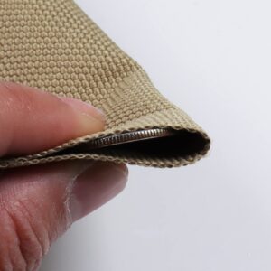 Waterproof PU Backing Canvas Fabric, Soft 1680 Denier Heavy Duty Canvas Cordura Fabric for Outdoor/Indoor, DIY Craft, Awning, Marine, Tent, Bags, Upholstery, 60"Wide, Sold by The Yard(Khaki)