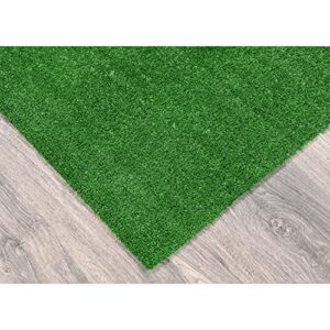 Garland Rug Artificial Grass 12 Ft. X 12 Ft. Large Indoor/Outdoor Area Rug Green -Lush Green, Durable, and Low-Maintenance for Patios, Lawns, and More