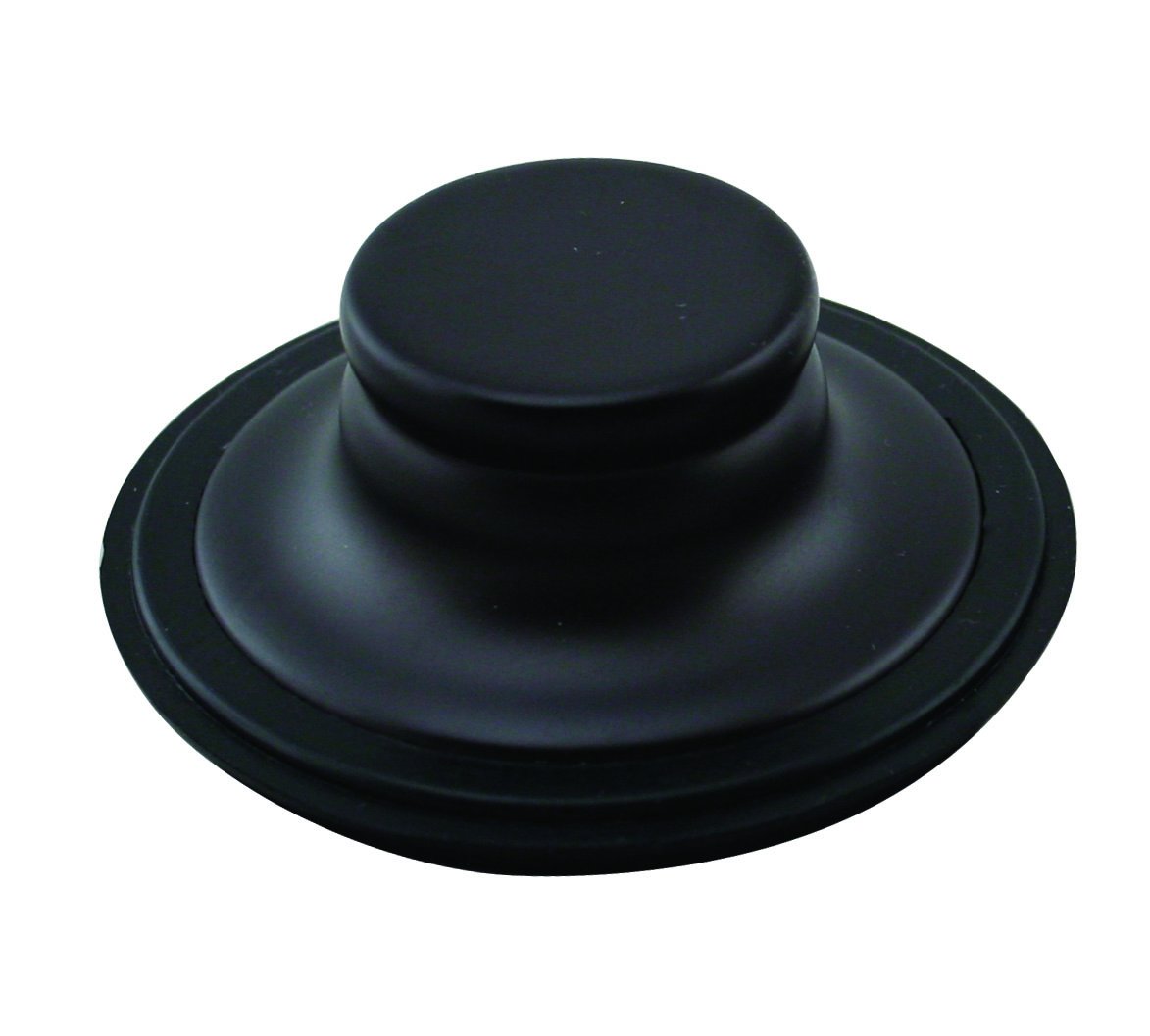 Westbrass A2165-12 4-1/4" OD Post Style Large Kitchen Basket Strainer with Waste Disposal Flange and Stopper Drain Set, 1-Pack, Oil Rubbed Bronze