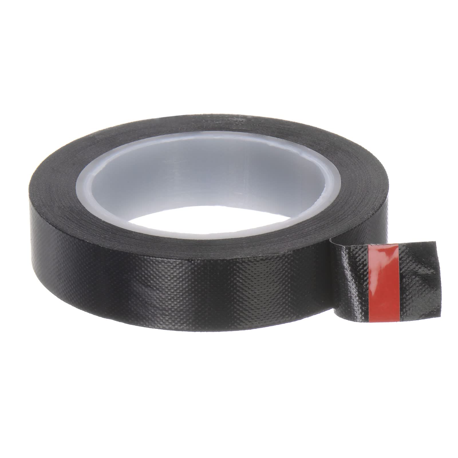 HARFINGTON Fabric PTFE Tape Roll, 0.5" x 33 ft High Temperature PTFE Adhesive Tape 0.13mm Thickness for Vacuum Sealer Machine Hand Impulse Sealers, Black