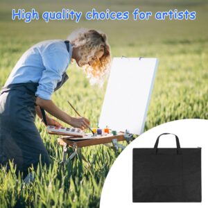 YASYU A2 Art Portfolio Case, Artist Carrying Bag,Drawing Sketching Board Tote Bag,Art Painting Case Bag with Handles - Black ,65.5 x 54 cm