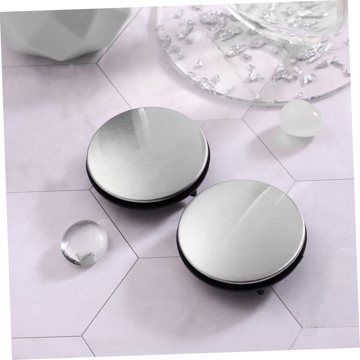 Tofficu 3pcs Faucet Hole Cover Bathtub Bathtub Faucets Spigot Countertop Faucet Hole Cover Metal Faucet Hole Lid Sink Sprayer Hole Cover Sink Hole Sink Hole Lid