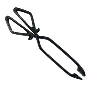 metal log coal tongs | fireside | fireplace | chimenea | firepit | pizza oven | indoor fire | outdoor fire | coal poker | coal tong | log burner | log tongues |fireplace tongs