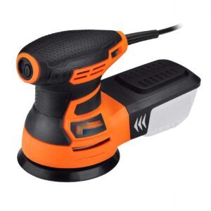 5-inch random orbit sander 3.0a with 12pcs sandpapers, 6 variable speed 6000-13000rpm electric sander, high performance dust collection system, sander for woodworking - prs01a