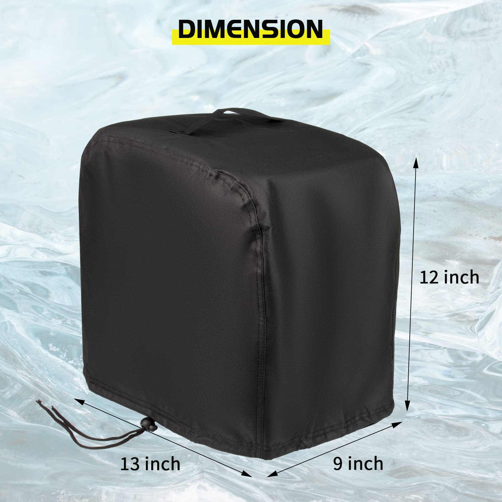 Guisong Ice Maker Cover for AGLUCKY Countertop Ice Maker Machine, Waterproof& Dustproof Cover for Portable Ice Makers/Ice Cube Maker/Ice Machine