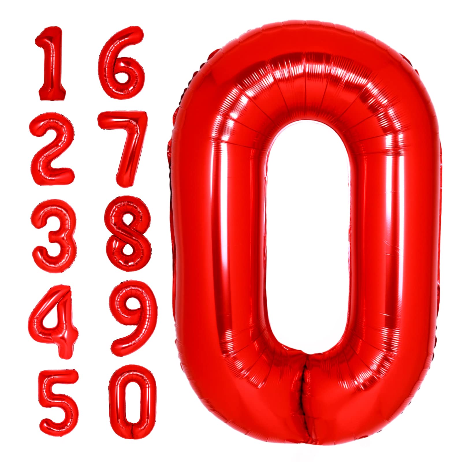 40 InchLarge Red Number 11 Balloons 11 for Birthday 11th Birthday Decorations for Kids Boys Girls 11 Years Old Birthday Gift Decors Anniversary Gradient Unicorn Party Mermaid Theme