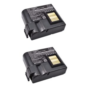 (2PACK) Replacement Battery for QLN420 ZQ630 P1040687 P1050667-016 BTRY-MPP-68MA1-01 Printer 4400mAh 7.4V