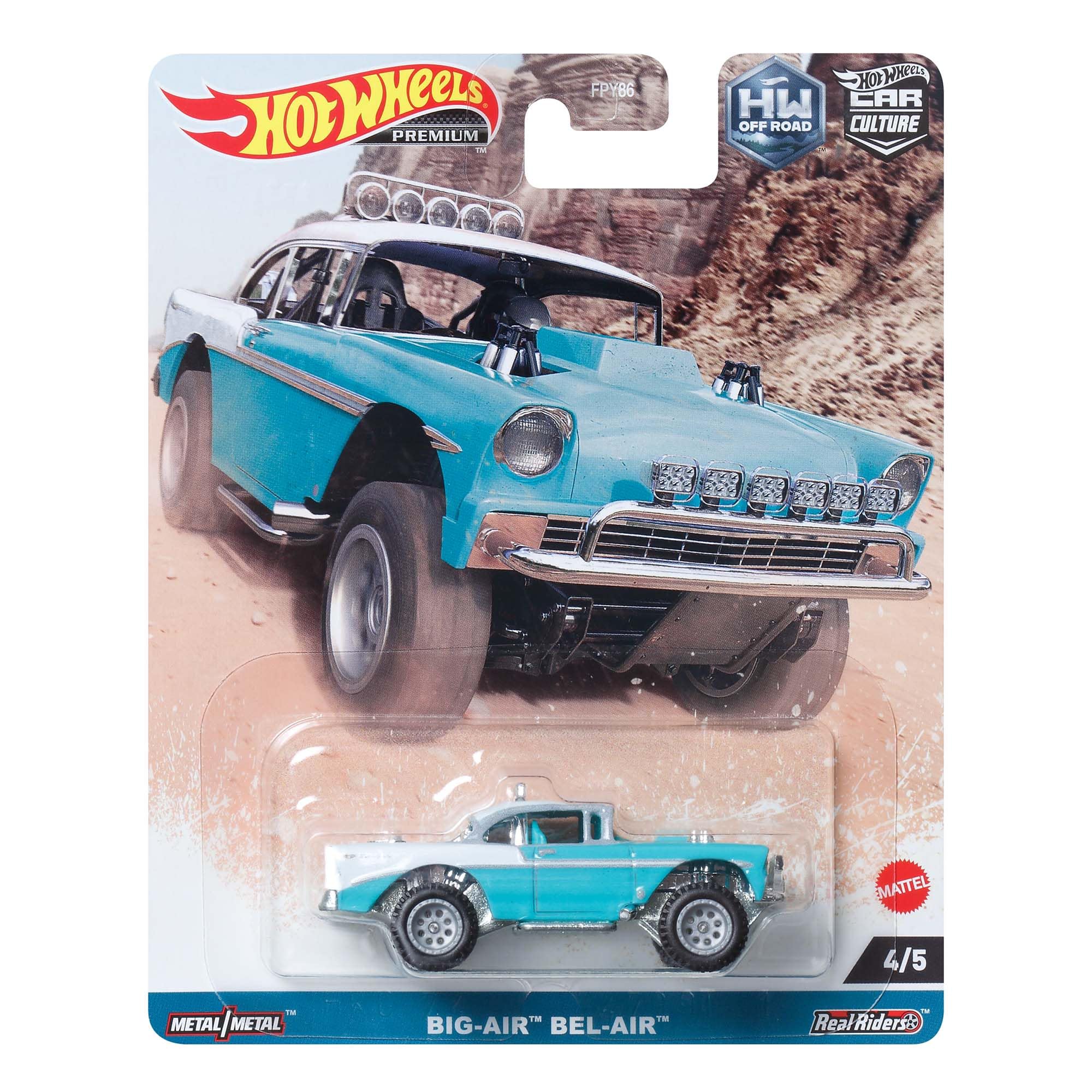 Hot Wheels HKC74 Car Culture Off Road Big Air Bel Air [3 Years Old and Up]