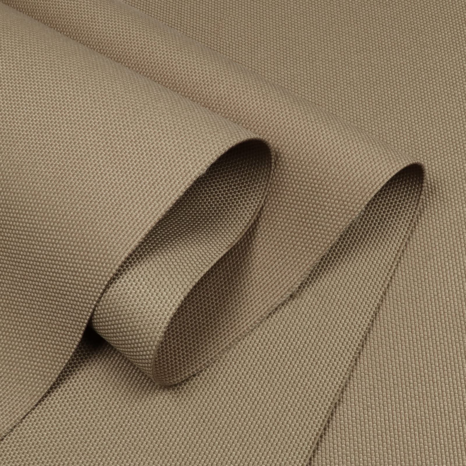 Waterproof PU Backing Canvas Fabric, Soft 1680 Denier Heavy Duty Canvas Cordura Fabric for Outdoor/Indoor, DIY Craft, Awning, Marine, Tent, Bags, Upholstery, 60"Wide, Sold by The Yard(Khaki)