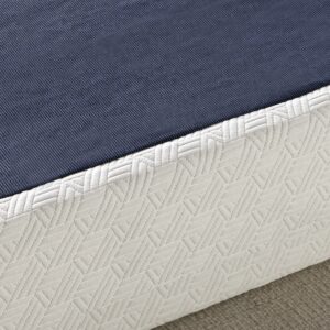 Best Price Mattress 7.5 Inch Metal Box Spring-Mattress Support with Wood Slats, Twin