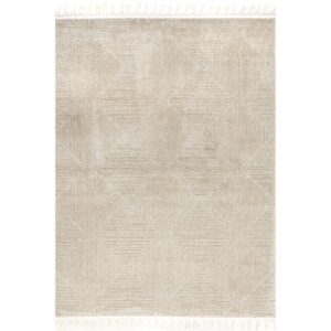 nuLOOM Kerry Geometric 4x6 Area Rug for Living Room Bedroom Dining Room Kitchen, Beige