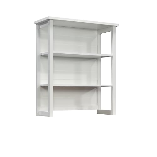 Sauder Cottage Road Library Hutch, White Finish