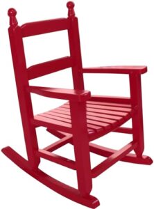 leigh country heartland junior rocker-red rocking chair