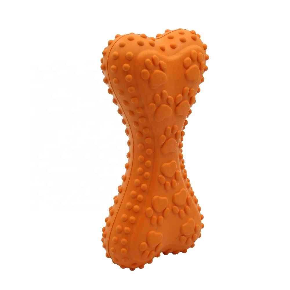 Natural Rubber Dog Bone for Hours of Chewing and Play