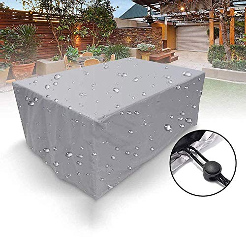 Patio Furniture Covers Rectangular, Height 37" and above custom size available300D Oxford Polyester material Windproof, Anti-UV,Durable Waterproof Dustproof Outdoor Cover for Garden